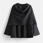 Roselains | Damska pikowana kurtka z kołnierzem szalikowym 0