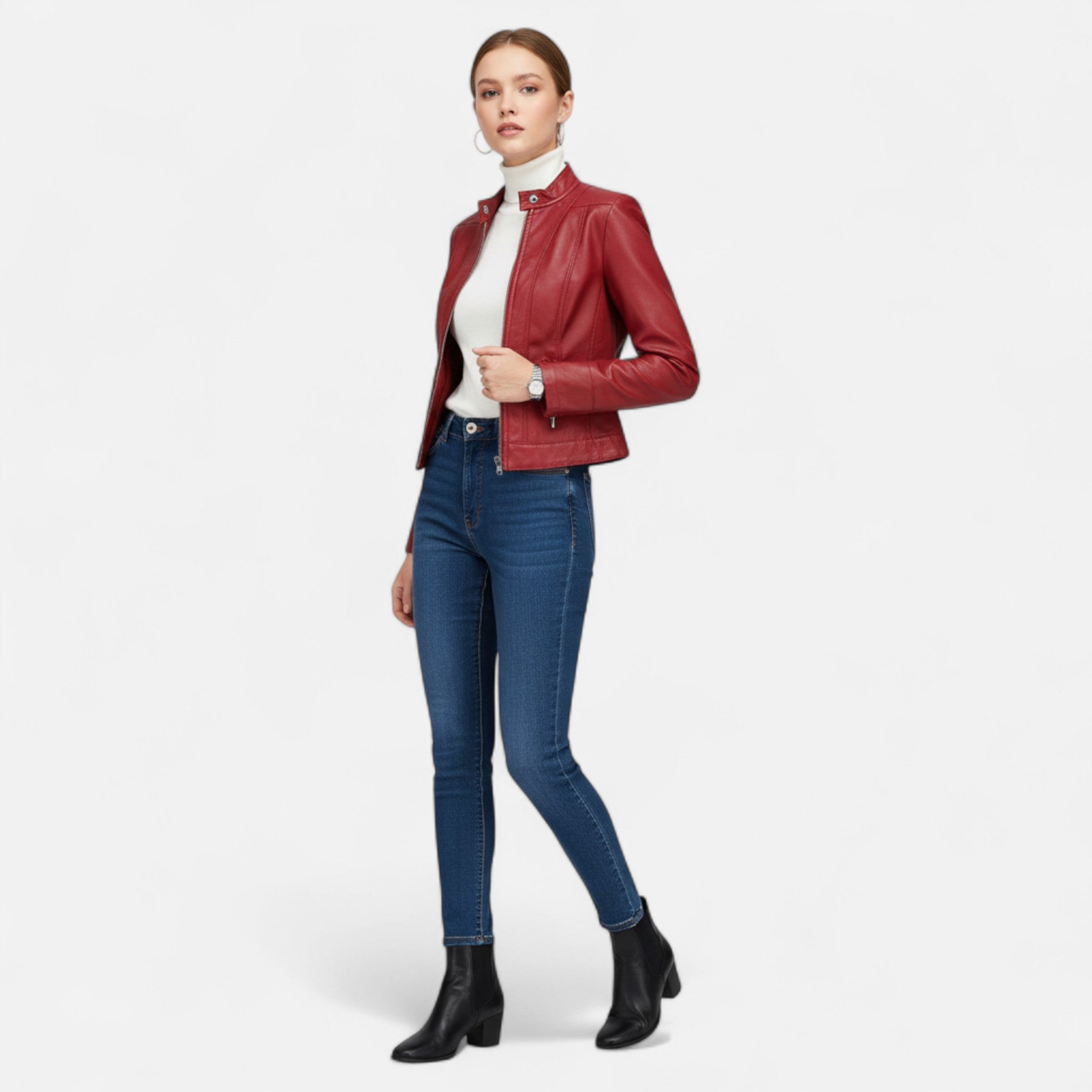 Roselains | Damska skórzana odzież wierzchnia Heritage 5