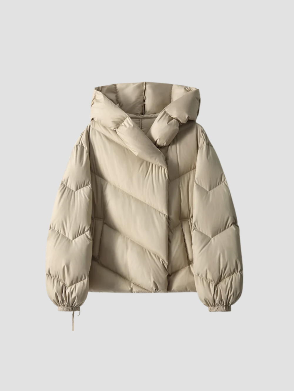 SELVYA | KRÓTKI PIKOWANY PŁASZCZ DLA DAMSKICH – NOWOCZESNE CIEPŁO I KOBIECY DESIGN 1