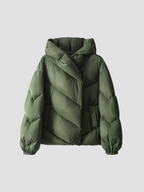 SELVYA | KRÓTKI PIKOWANY PŁASZCZ DLA DAMSKICH – NOWOCZESNE CIEPŁO I KOBIECY DESIGN 7