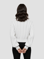 SERELINA | SWETER DAMSKI Z PLISOWANYM DEKOLTEM – RÓWNOWAGA MIĘDZY ZMYSŁOWOŚCIĄ A WYRÓŻNIENIEM 5