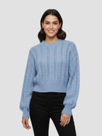 SERELINA | SWETER DAMSKI Z PLISOWANYM DEKOLTEM – RÓWNOWAGA MIĘDZY ZMYSŁOWOŚCIĄ A WYRÓŻNIENIEM 7