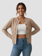 SOFIA | KARDIGAN DAMSKI | SPÓD WARKOWO-KLASYCZNY I KLASYCZNA ELEGANCJA 0