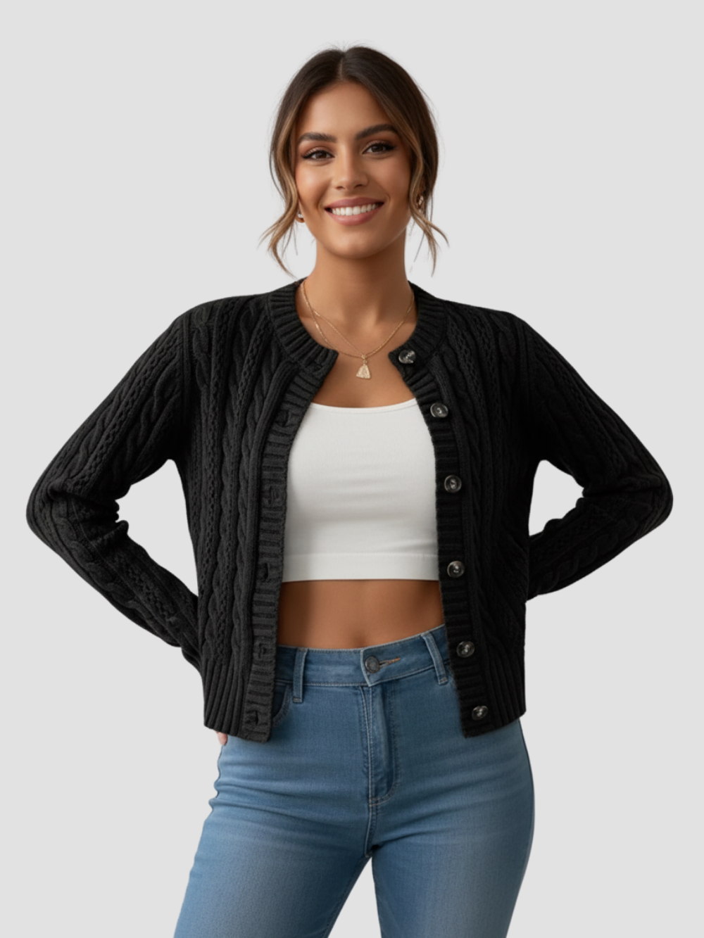 SOFIA | KARDIGAN DAMSKI | SPÓD WARKOWO-KLASYCZNY I KLASYCZNA ELEGANCJA 2