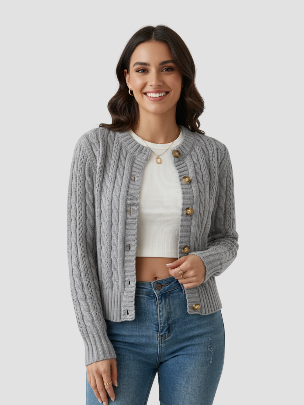 SOFIA | KARDIGAN DAMSKI | SPÓD WARKOWO-KLASYCZNY I KLASYCZNA ELEGANCJA 3