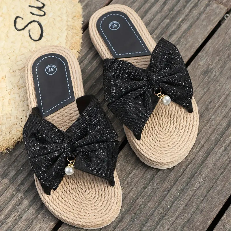 Sandały Kobiety | Espadrille Summer Buty dla kobiet z dużymi ścisłymi i pareldail