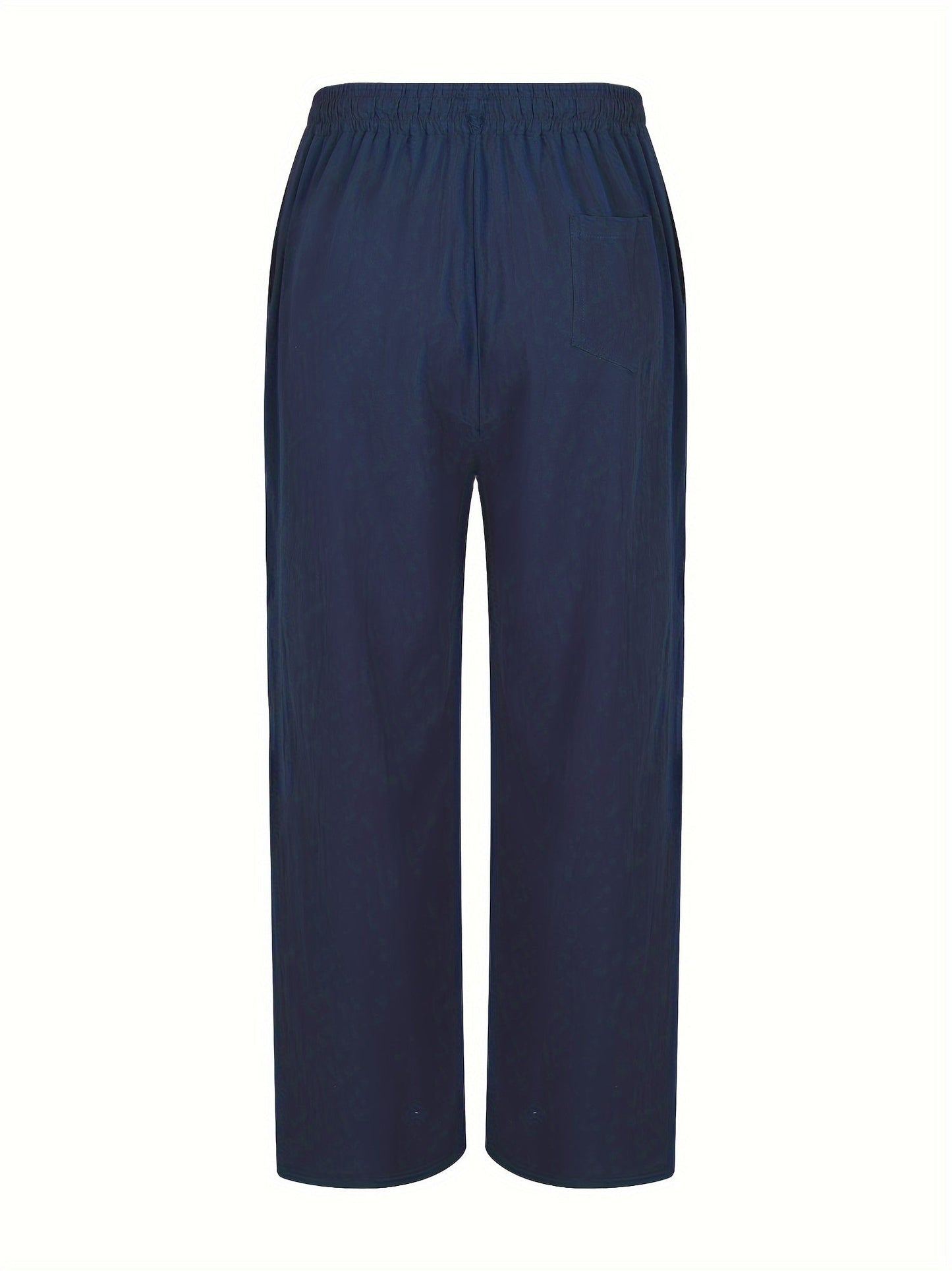 Spodnie męskie z elastycznym paskiem – wygodne i przewiewne na ciepłe dni