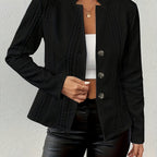 Strukturalny blezer | Nowoczesny szyk do biura i na imprezy | Vaevia