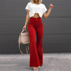 Style damskie Pants-Retro spotyka się z nowoczesnym komfortem