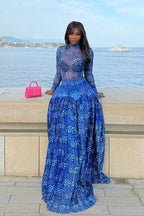 Sukienka maxi z siateczki Lily 0