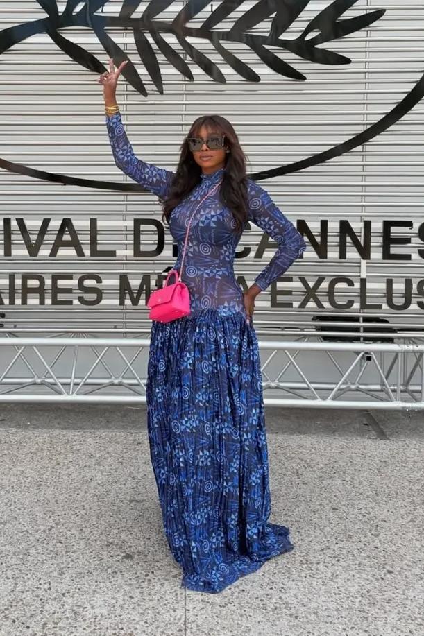 Sukienka maxi z siateczki Lily 5