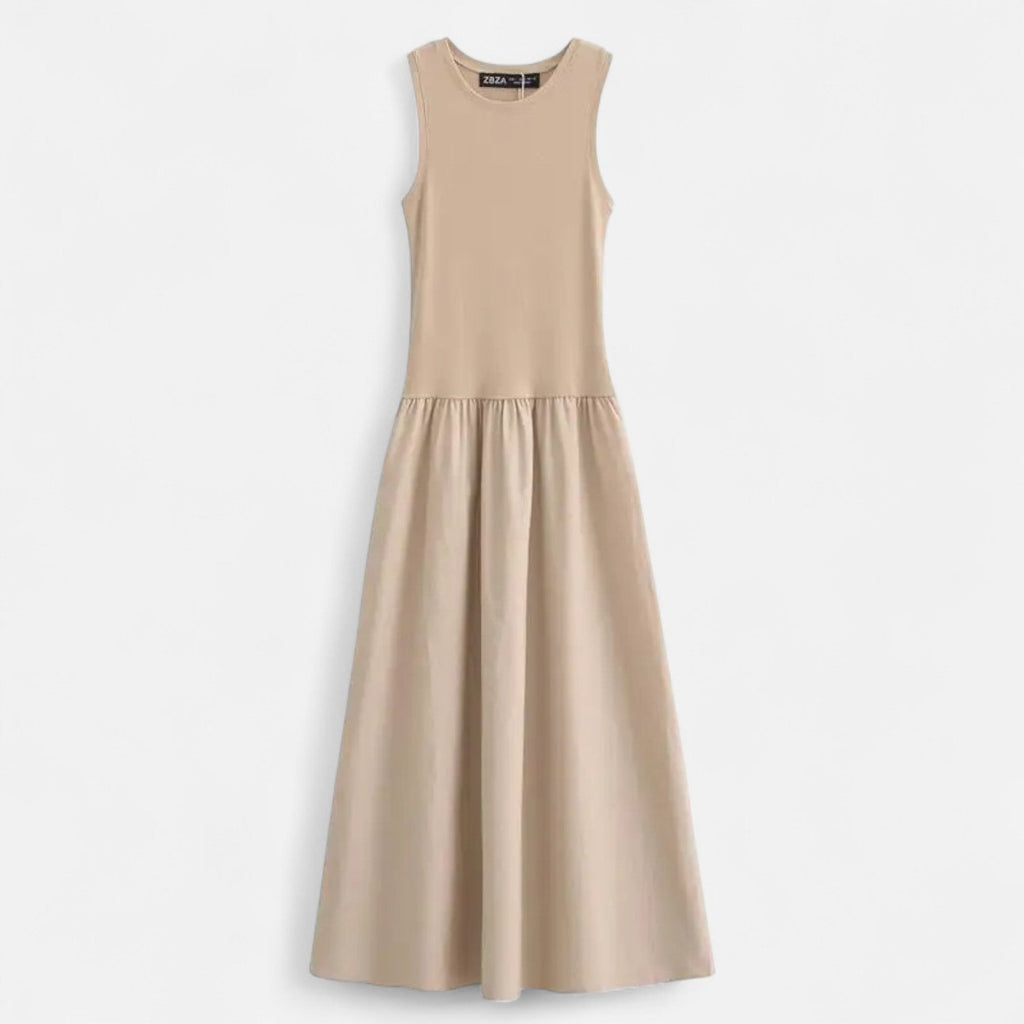 Sukienka midi z elastyczną talią dla kobiet 3