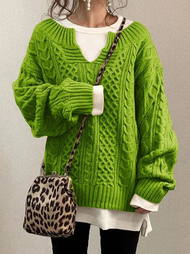 Sweter z efektownym kołnierzem i półkołnierzem dla kobiet 8