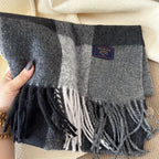 Szalik w kratę dla kobiet 2