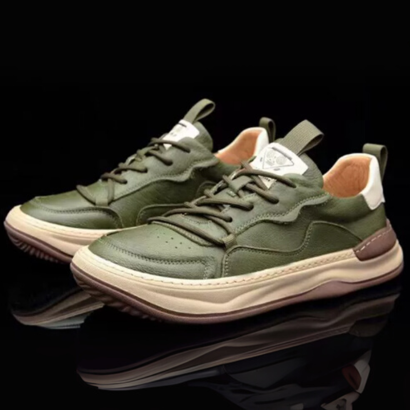 Sznurowane niskie trampki dla mężczyzn 0