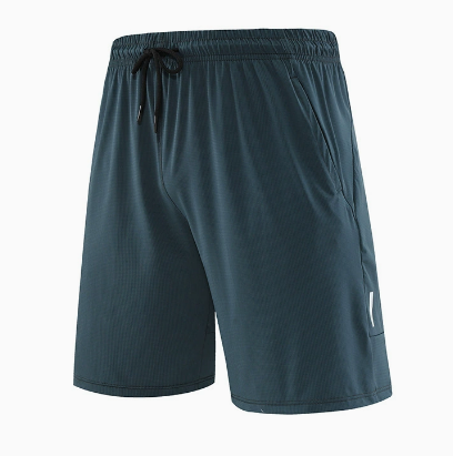 Szybkie sporne szorty dla mężczyzn z elastyczną paską i kieszeniem na suwak - wygodne spodnie treningowe