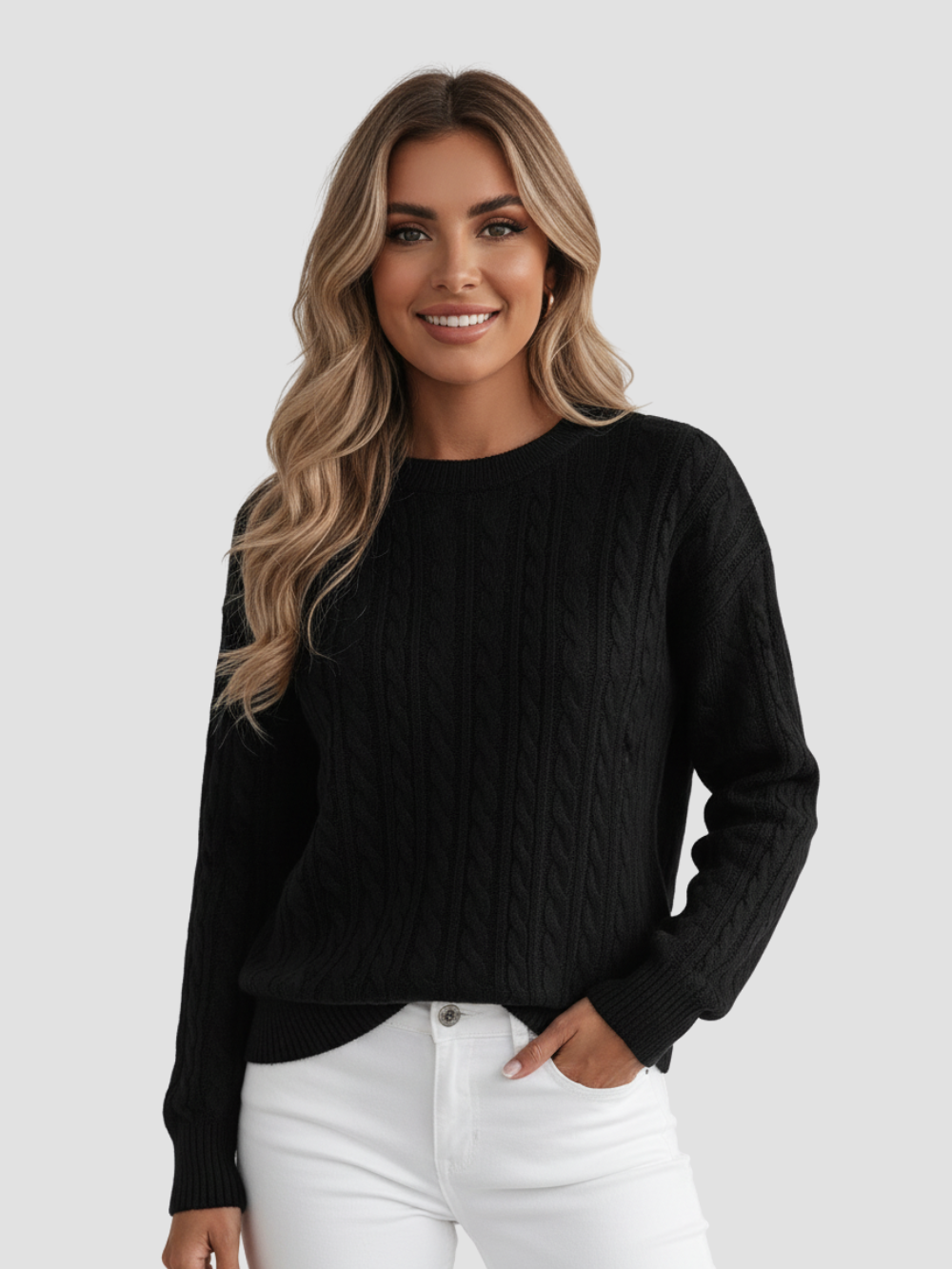 TERESA | DZIANINOWY SWETER | KOMFORT I WYRAFINOWANY STYL 0