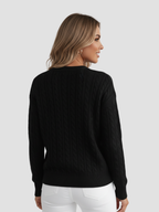 TERESA | DZIANINOWY SWETER | KOMFORT I WYRAFINOWANY STYL 2