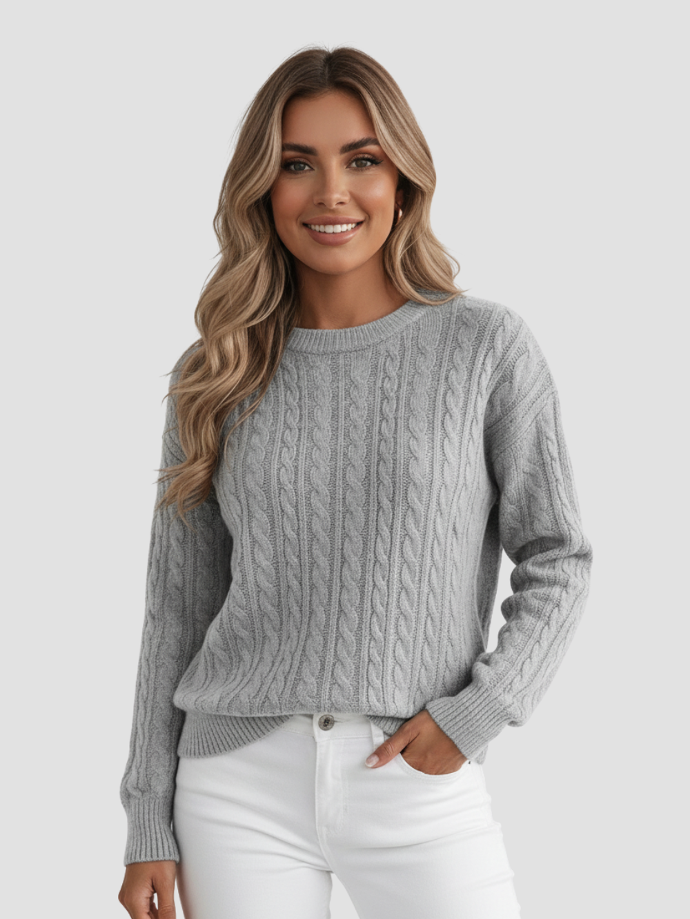 TERESA | DZIANINOWY SWETER | KOMFORT I WYRAFINOWANY STYL 3