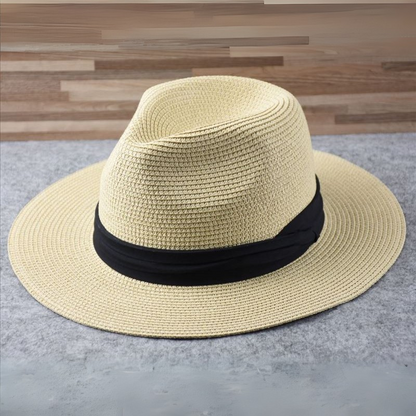 Tkany kapelusz w stylu panama dla mężczyzn 4