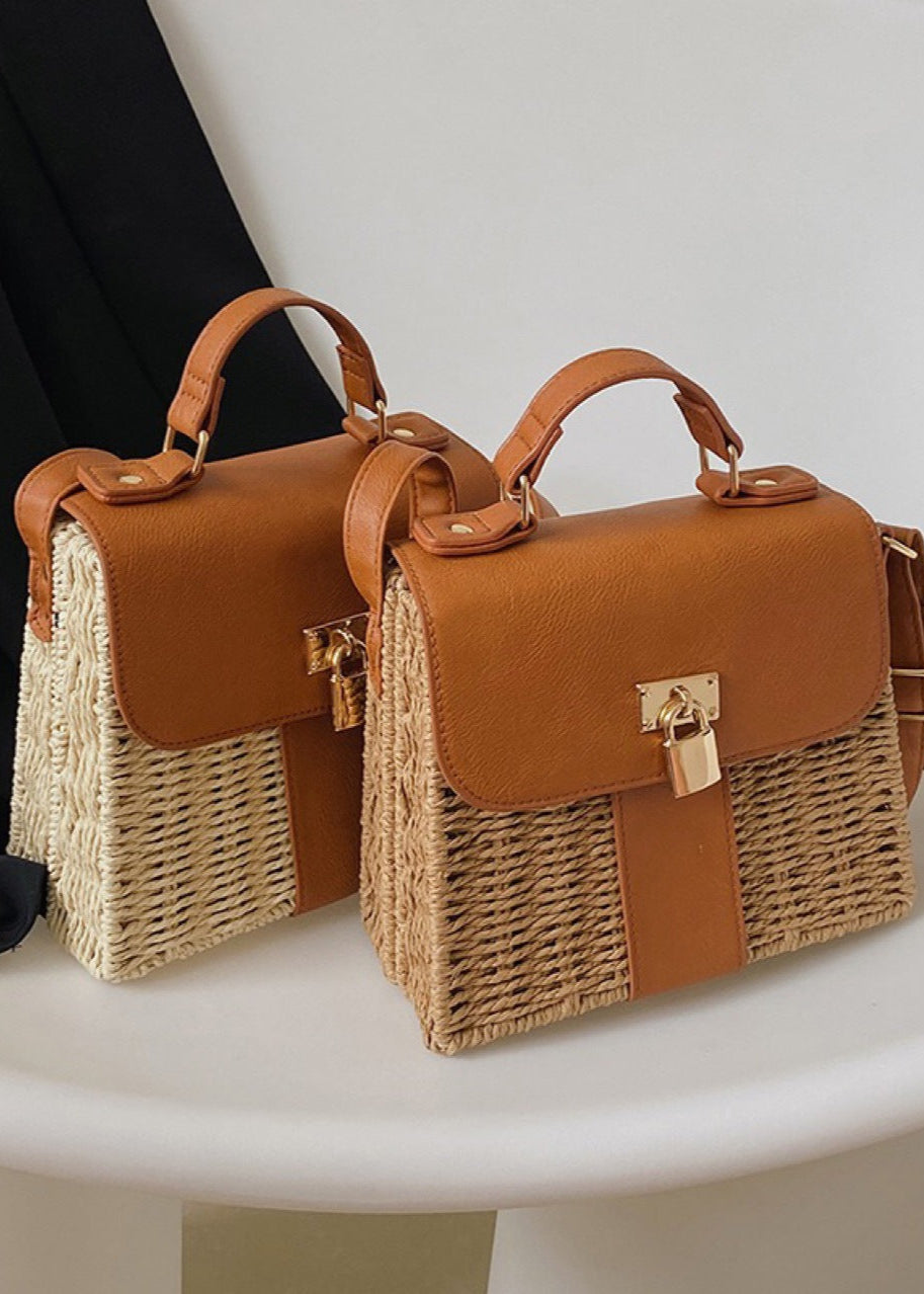 Torba damska crossbody – pleciony styl z eleganckim akcentem