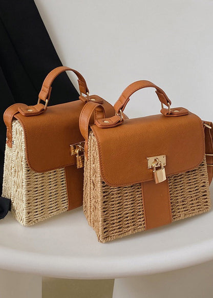 Torba damska crossbody – pleciony styl z eleganckim akcentem