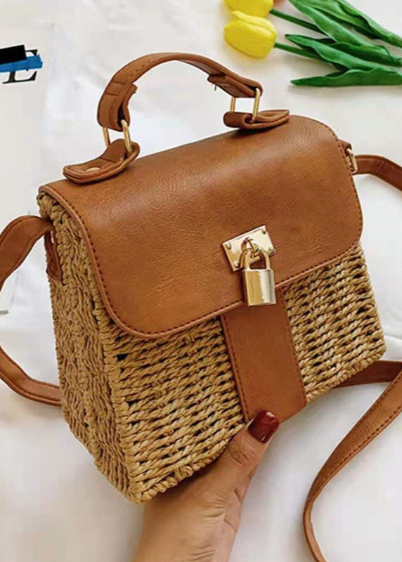 Torba damska crossbody – pleciony styl z eleganckim akcentem