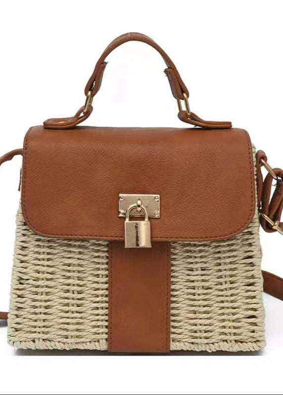 Torba damska crossbody – pleciony styl z eleganckim akcentem