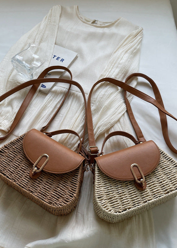 Torba damska na ramię – stylowy pleciony design na lato