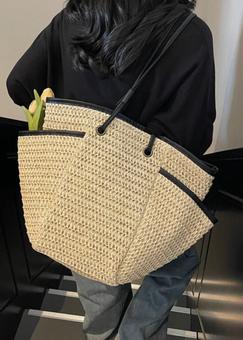 Torba damska shopper – pleciony styl z funkcjonalnymi komorami