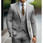 Trzyczęściowy komplet garniturowy dla mężczyzn 9