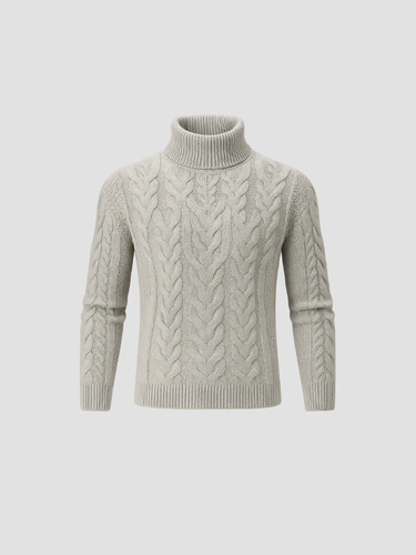 VALERIA | SWETER Z WYSOKIM KOŁNIERZEM | ELEGANCJA I WYGODA 0