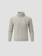 VALERIA | SWETER Z WYSOKIM KOŁNIERZEM | ELEGANCJA I WYGODA 0