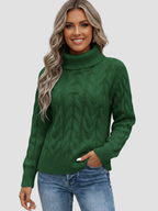 VALERIA | SWETER Z WYSOKIM KOŁNIERZEM | ELEGANCJA I WYGODA 6