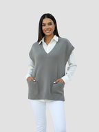 VERA | KAMIZELKA BEZ RĘKAWÓW | MIĘKKA WEŁNA I WSZECHSTRONNY STYL 0