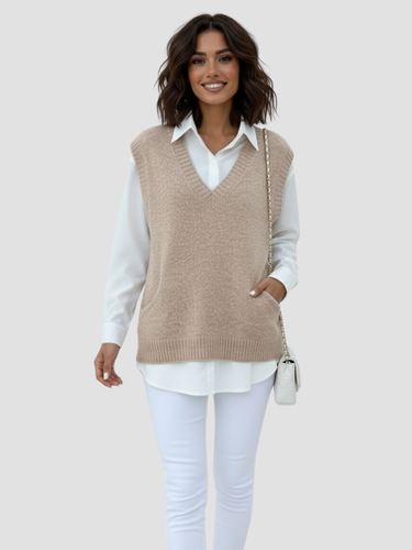 VERA | KAMIZELKA BEZ RĘKAWÓW | MIĘKKA WEŁNA I WSZECHSTRONNY STYL 2