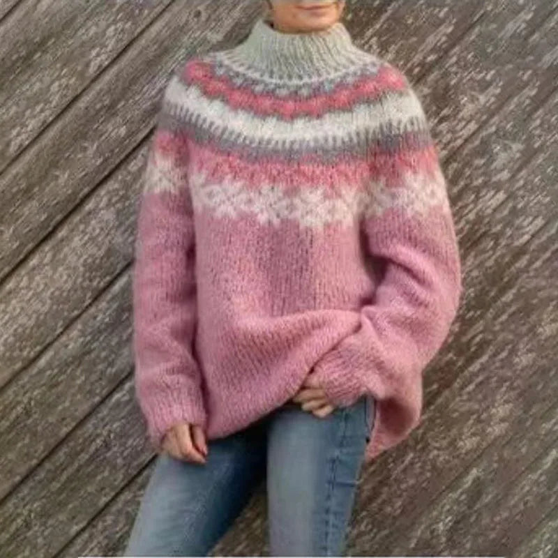 Damski Sweter Mila – Zimowy Styl i Jedwabista Miękkość
