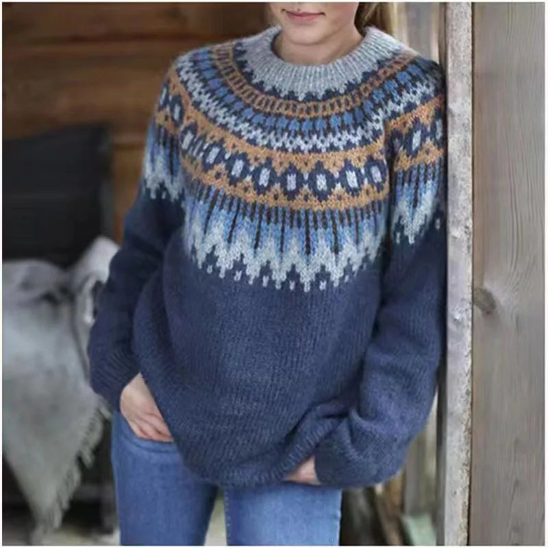 Damski Sweter Mila – Zimowy Styl i Jedwabista Miękkość