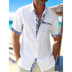 Wygodna koszula męska krótkie rękawy