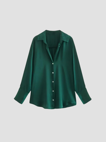 YARA | BLUZKA SATYNOWA | GUZIKI I MINIMALISTYCZNA ELEGANCJA 2