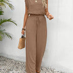 Zestaw dwóch części | Przewiewny letni styl dla kobiet | Calirae