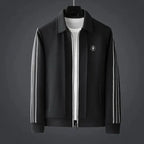 Zestaw dresowy w paski z suwakami dla mężczyzn 1