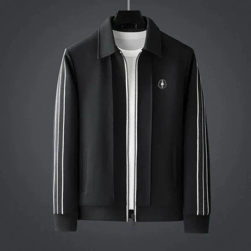 Zestaw dresowy w paski z suwakami dla mężczyzn 1