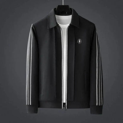 Zestaw dresowy w paski z suwakami dla mężczyzn 1