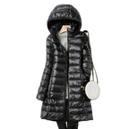 Zimowy płaszcz puchowy o regularnym kroju dla kobiet 2