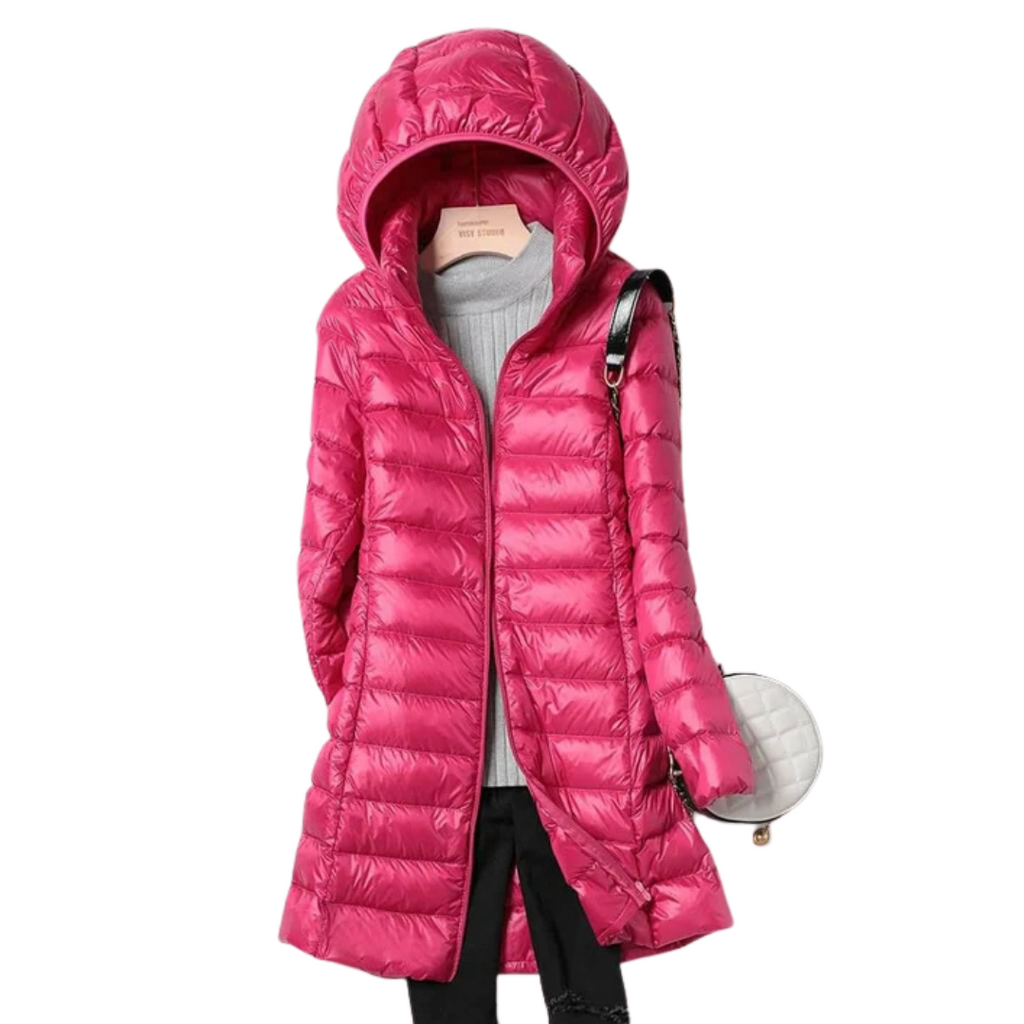 Zimowy płaszcz puchowy o regularnym kroju dla kobiet 5