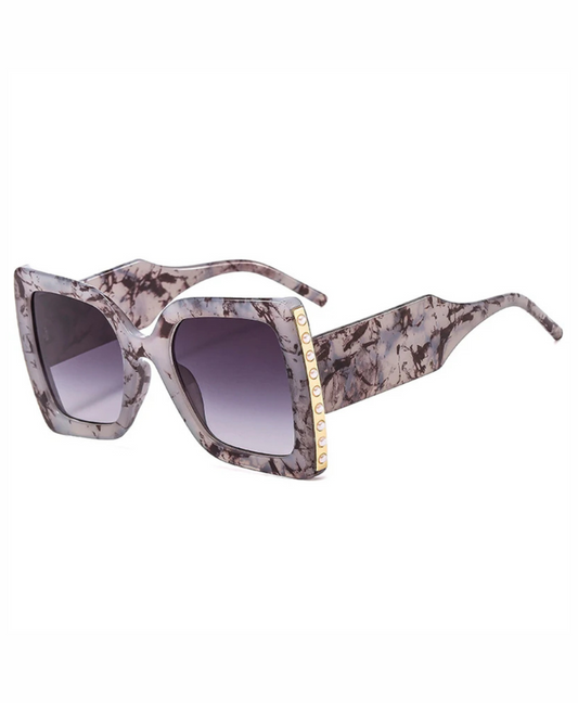 Damskie Okulary – Kwadratowe i ozdobne w eleganckim stylu