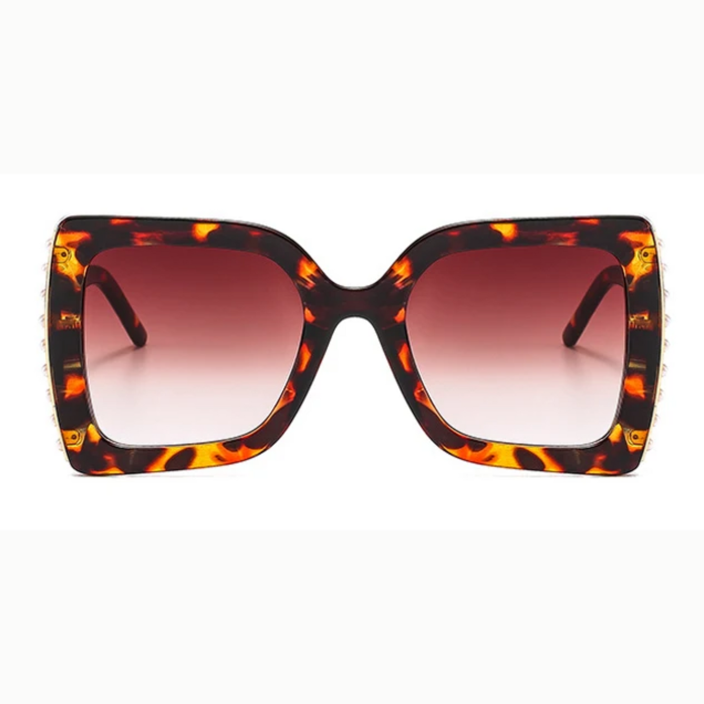 Damskie Okulary – Kwadratowe i ozdobne w eleganckim stylu