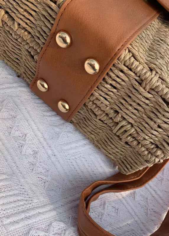 Torba damska crossbody – pleciony styl z eleganckim akcentem