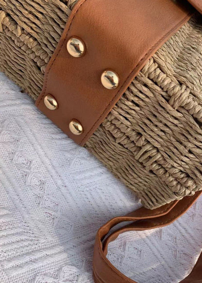 Torba damska crossbody – pleciony styl z eleganckim akcentem